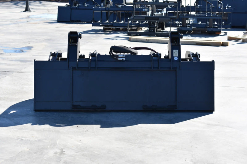 Standard Duty Rock Grapple | Skid Steer Attachment | Hydraulic | 1/2" Steel Tines | 3" Tine Spacing | 2" x 10" Cylinders | Quick Attach | 66"–84"