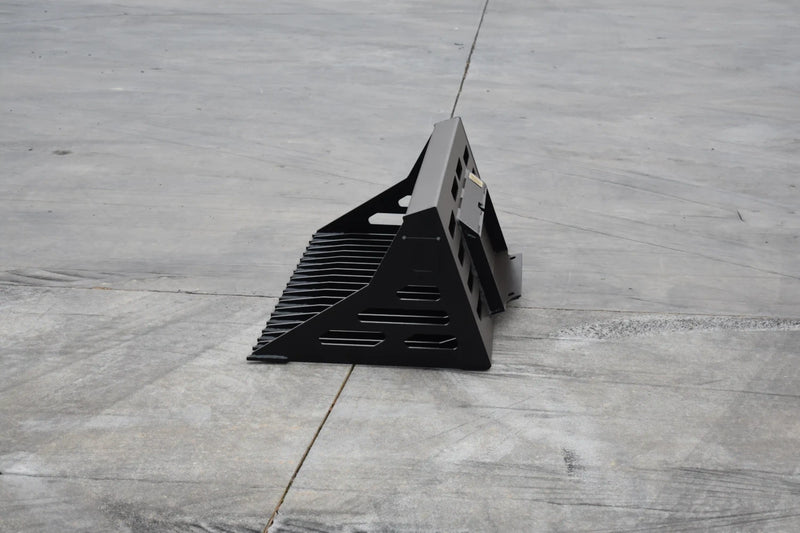 Rock Skeleton Bucket | Mini Skid Steer Attachment | 3/8" Steel | Toro Dingo & Bobcat MT50 Compatible | 36", 42", 48"
