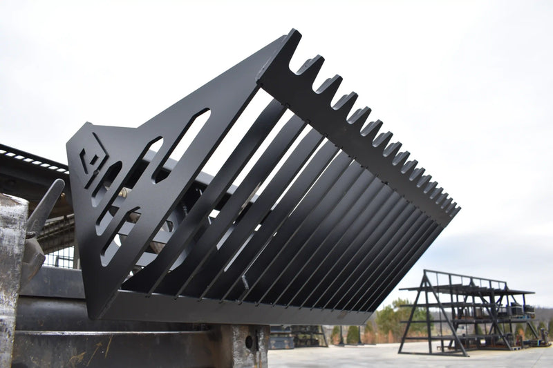 Rock Skeleton Bucket | Mini Skid Steer Attachment | 3/8" Steel | Toro Dingo & Bobcat MT50 Compatible | 36", 42", 48"