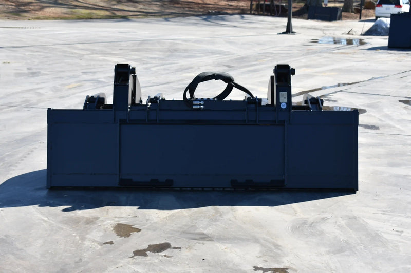 Heavy Duty Rock Grapple | Skid Steer Attachment | Hydraulic | 1/2" Steel Tines | 3" Tine Spacing | 2" x 10" Cylinders | Quick Attach | 66"–84"