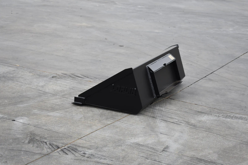 Low Profile Bucket for Compact Tractor | 50 HP & Under | 3/16" Sides & Bottom | Wear Bars | Smooth or Tooth