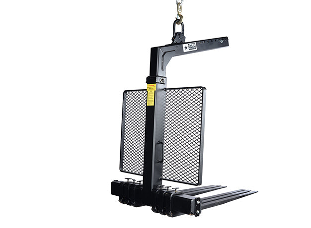 Crane Forks for Crane | 36"–48" Pallets | 6,000 lb | Easy-Attach | Star Industries