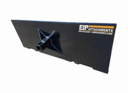 Skid Steer Receiver Hitch Attachment by EIP, 3,500 lb capacity, black powder-coated steel, 2-inch receiver.