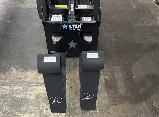 Fork Mover for Forklift | Universal 2" Receiver | ITA & Shaft Compatible | Star Industries