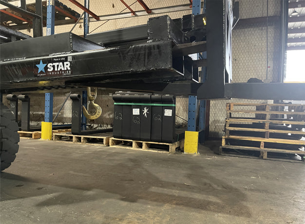 Fork Mover for Forklift | Universal 2" Receiver | ITA & Shaft Compatible | Star Industries