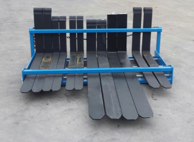 Fork Storage Rack for Forklift | 6-9 Pairs | Heavy-Duty Steel | Star Industries
