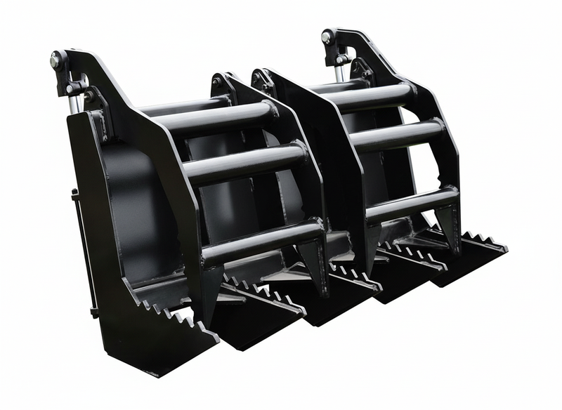 Mini Skid Steer and Compact Tractor Vertical Root Grapple