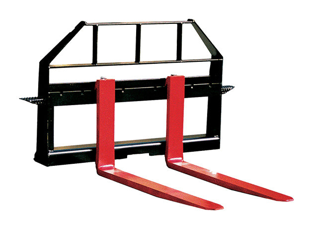 Pallet Forks for Skid Steer | 42"-48" | Class 2 Compatible | Heavy-Duty Steel | Star Industries