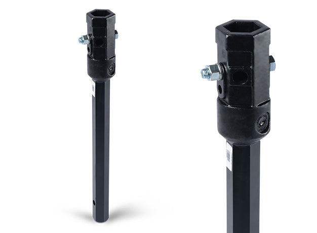 Fixed Length Shaft Extension for Auger | 24"-72" | Heavy-Duty Steel | Precision Machined | Star Industries