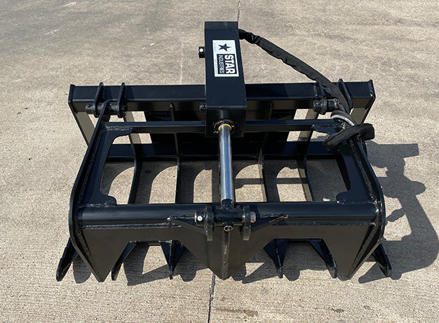 44" Root Grapple for Mini Skid Steer | Open Design | Star Industries