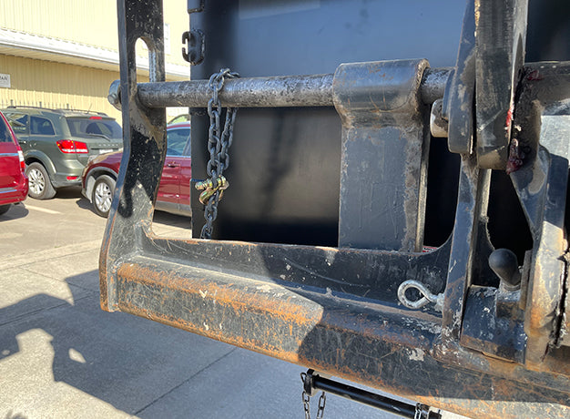 Trash Hopper for Forklift | 5′-7′ | 3/16" Steel | Universal Fork Pocket | Star Industries