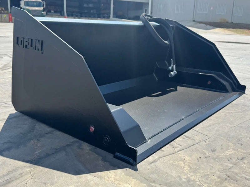 Mini Skid Steer / Compact Tractor Front Dump Bucket – High-Reach Loading for Taller Trucks