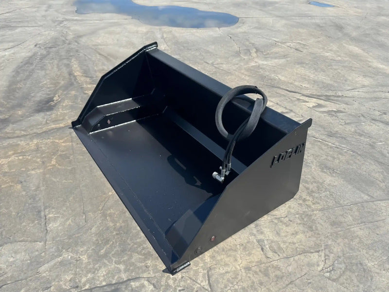 Mini Skid Steer / Compact Tractor Front Dump Bucket – High-Reach Loading for Taller Trucks