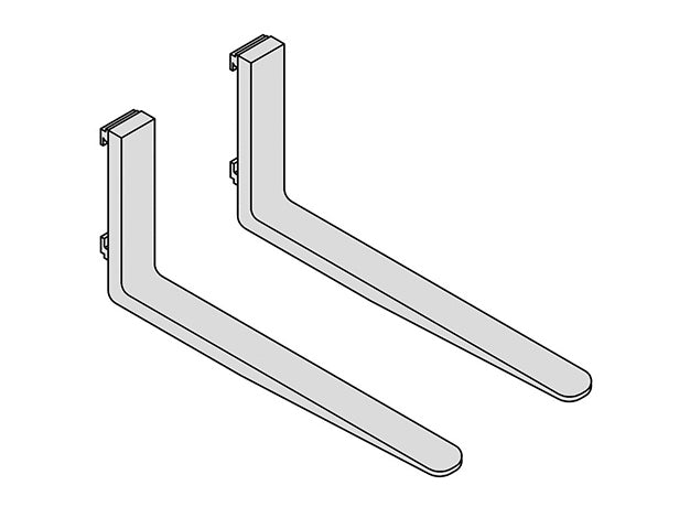 Pallet & Block Forks for Warehouse Forklift | ITA Class 3 | Clip Mount | Star Industries