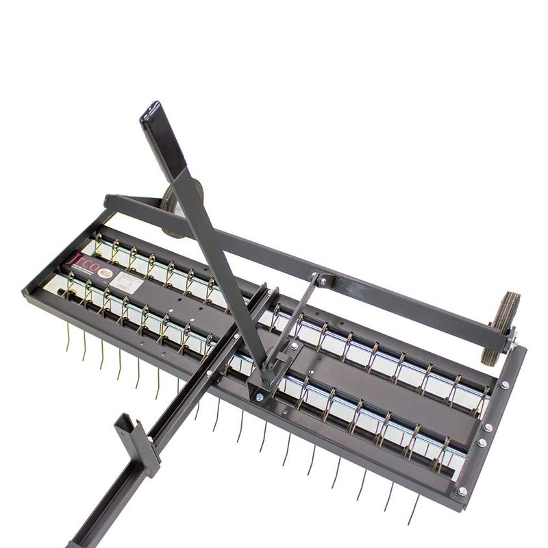 Tine Rake Dethatcher for Tractor | 60" | Tow Behind | Flex-Tine Technology | JRCO
