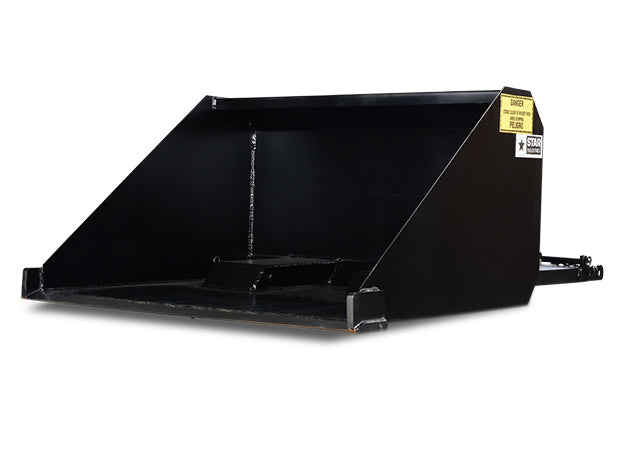 Self-Dump Forklift Bucket for Forklifts | 45"-84" | 0.25-1 Cubic Yard | Manual & Hydraulic | Star Industries