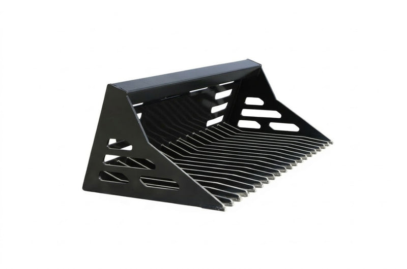 Rock Skeleton Bucket | Mini Skid Steer Attachment | 3/8" Steel | Toro Dingo & Bobcat MT50 Compatible | 36", 42", 48"