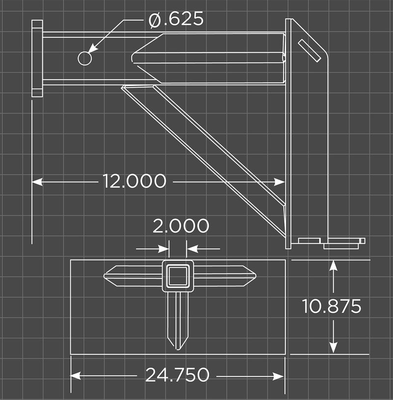 Mini Reese Hitch Adapter Schematic