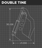 Compact Tractor Vertical Root Grapple Schematic
