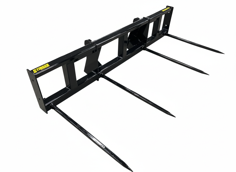 Wheel Loader Bale Spear – Series 4 XD (BS4-100-XD) Double Large Round Bale Mover