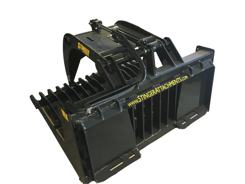48″ Rock Grapple Bucket (ROGSG) from Stinger Attachments