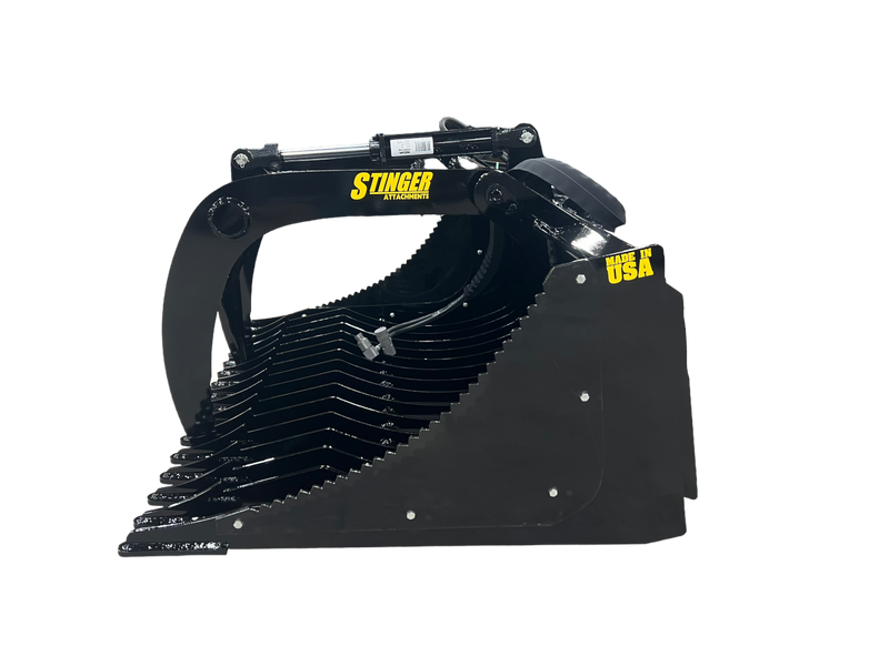 48″ Rock Grapple Bucket (ROGSG) from Stinger Attachments