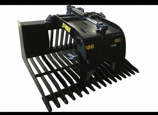 48″ Rock Grapple Bucket (ROGSG) from Stinger Attachments