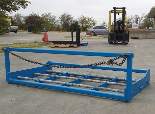 Fork Storage Rack for Forklift | 6-9 Pairs | Heavy-Duty Steel | Star Industries