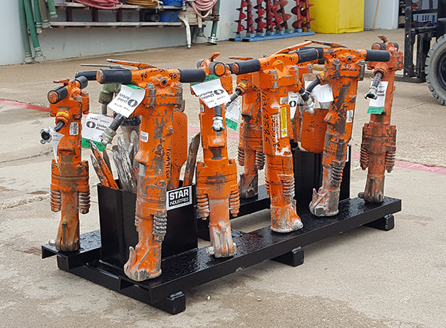 Paver Breaking Pallet | Heavy-Duty Steel Frame | Reinforced Cross-Bracing | Star Industries