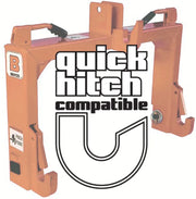 Quick hitch compatible attachment for BEFCO BPL HD Soil Pulverizer, showcasing ease of tractor connection.
