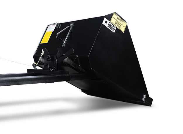Self-Dump Forklift Bucket for Forklifts | 45"-84" | 0.25-1 Cubic Yard | Manual & Hydraulic | Star Industries