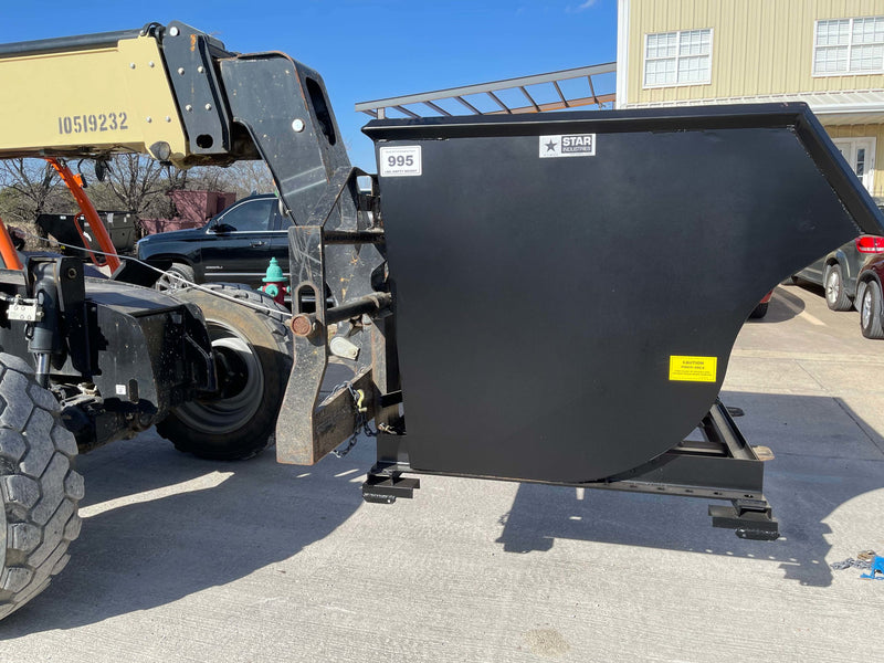 Self-Dumping Trash Hopper for Forklifts | 0.5-2.5 Cu Yd | 4,000 Lb Capacity | Steel Plate Construction | Star Industries