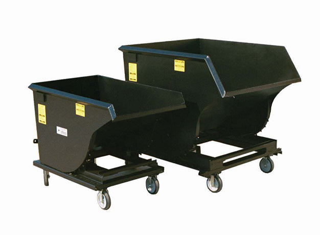 Self-Dumping Trash Hopper for Forklifts | 0.5-2.5 Cu Yd | 4,000 Lb Capacity | Steel Plate Construction | Star Industries