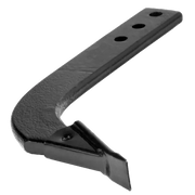 BEFCO box blade's replaceable ripping shank tip, emphasizing its adaptability and maintenance ease.