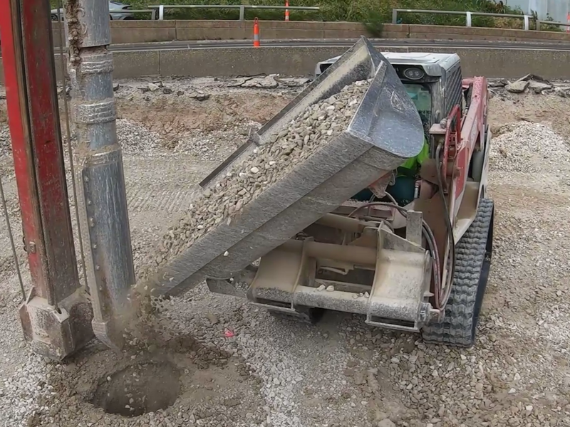Maxx Side Dump Bucket for skid steers