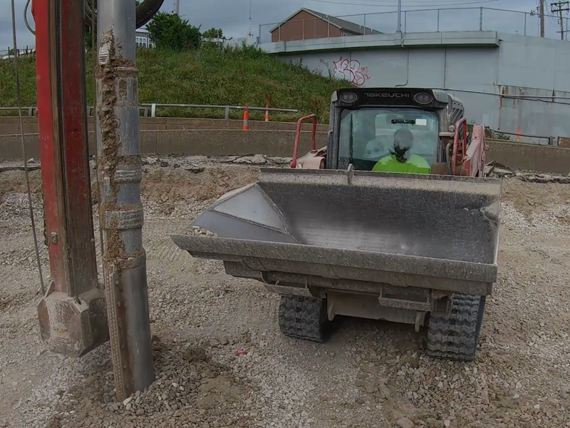 Maxx Side Dump Bucket for skid steers