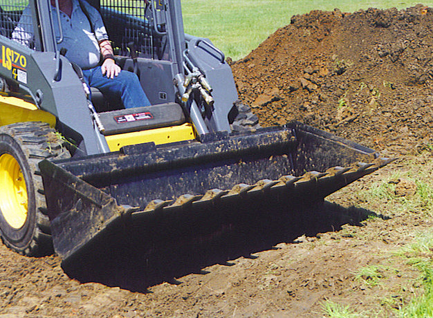 Snow & Light Material Skid Steer Bucket | 60"-84" | 22-38 Cu Ft | Star Industries