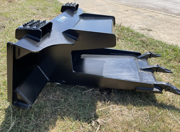 Concrete Slab Bucket for Skid Steer | Reinforced Steel | Open-Rib Design | Star Industries