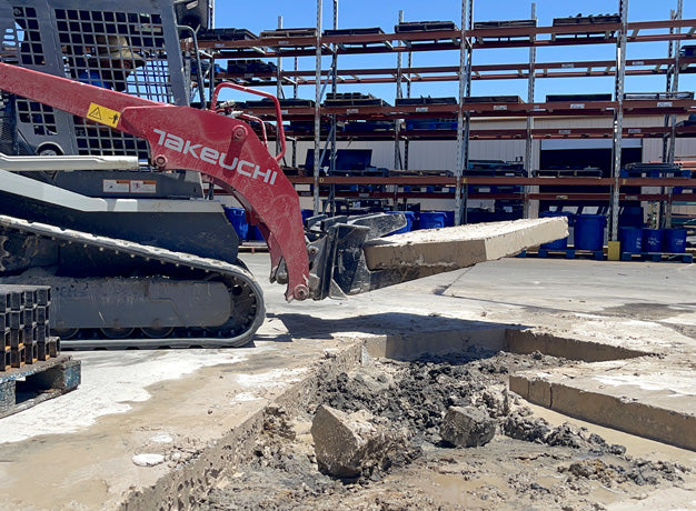 Concrete Slab Bucket for Skid Steer | Reinforced Steel | Open-Rib Design | Star Industries
