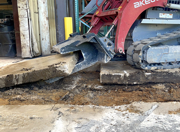 Concrete Slab Bucket for Skid Steer | Reinforced Steel | Open-Rib Design | Star Industries