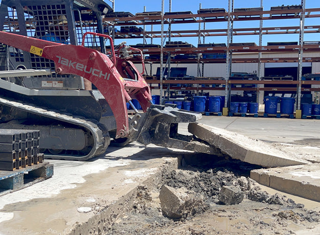 Concrete Slab Bucket for Skid Steer | Reinforced Steel | Open-Rib Design | Star Industries