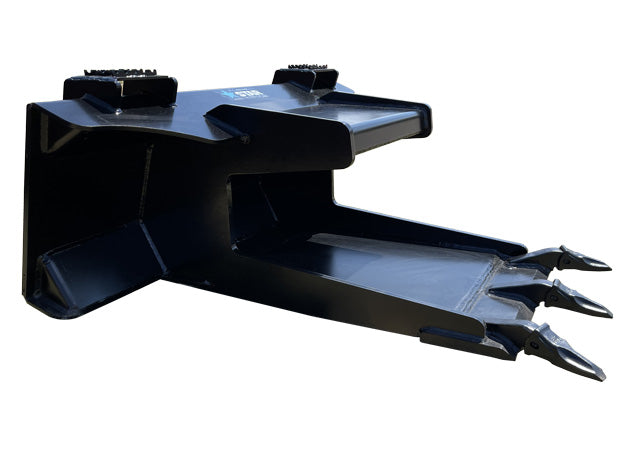 Concrete Slab Bucket for Skid Steer | Reinforced Steel | Open-Rib Design | Star Industries