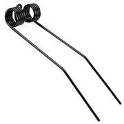 High-strength spring steel tine arm for BEFCO DRP-300 hay tedder, featuring durable and flexible design.