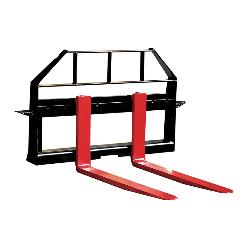 Pallet Forks for Skid Steer | 42"-48" | Class 2 Compatible | Heavy-Duty Steel | Star Industries