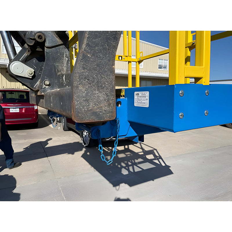 Safety Work Platform for Forklifts | 4′×4′ to 4′×9′8″ | 1,000 lb Capacity | Slip-On Design | Star Industries