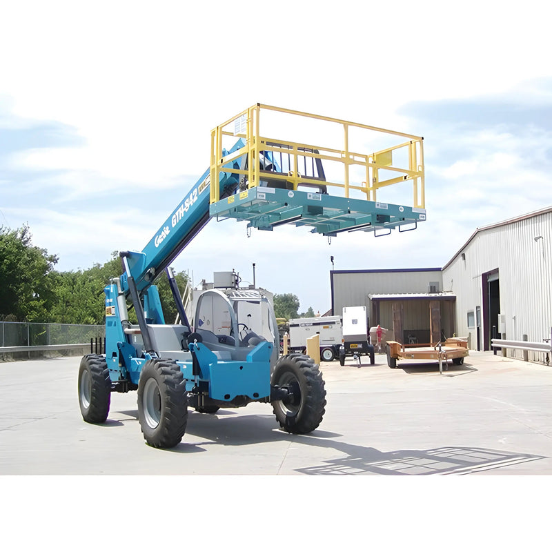 Safety Work Platform for Forklifts | 4′×4′ to 4′×9′8″ | 1,000 lb Capacity | Slip-On Design | Star Industries