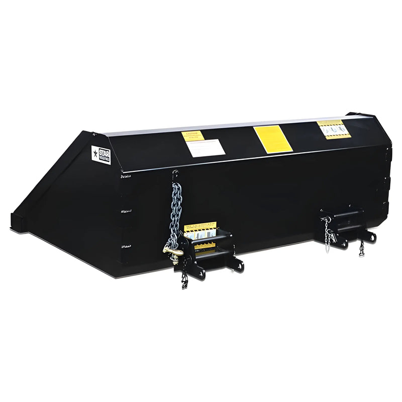 Forklift Bucket for Extendable Reach Forklifts | 60"-95" Wide | 48" Fork Compatibility | Heavy Duty | Star Industries