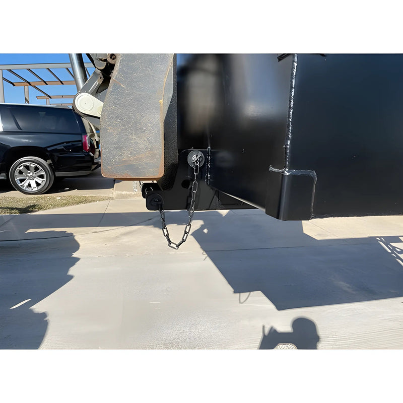 Trash Hopper for Forklift | 5′-7′ | 3/16" Steel | Universal Fork Pocket | Star Industries