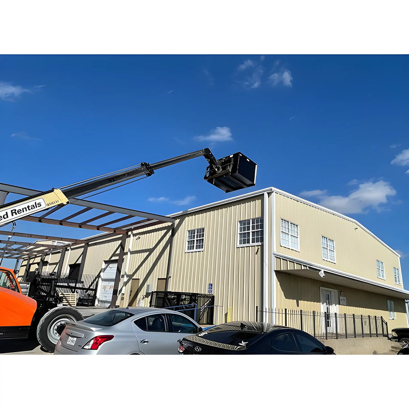Trash Hopper for Forklift | 5′-7′ | 3/16" Steel | Universal Fork Pocket | Star Industries