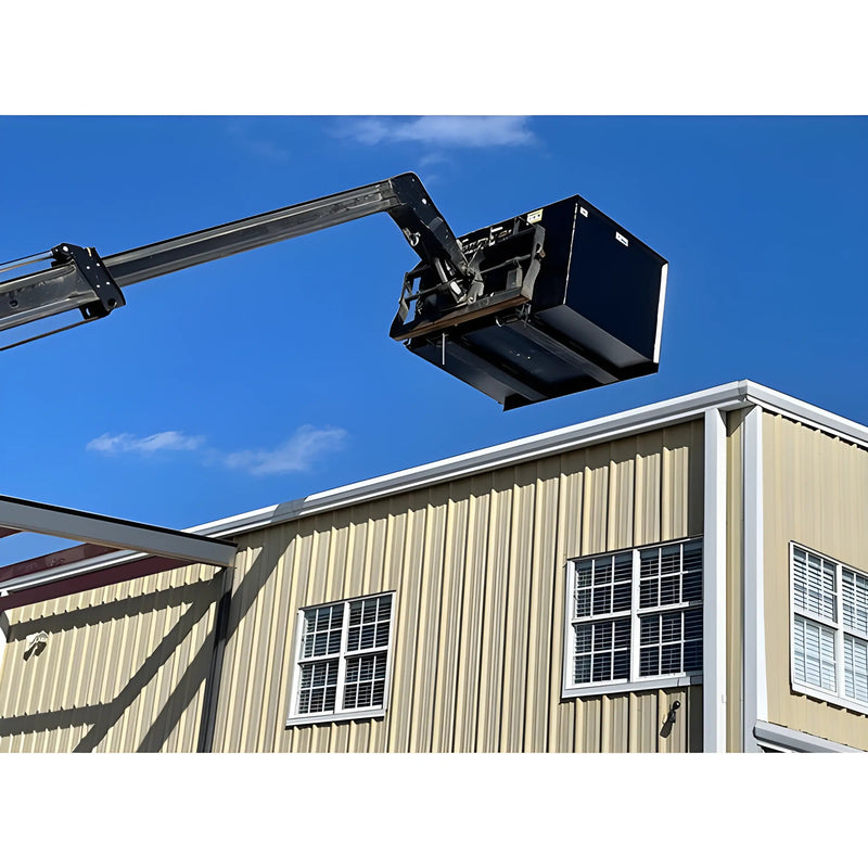 Trash Hopper for Forklift | 5′-7′ | 3/16" Steel | Universal Fork Pocket | Star Industries